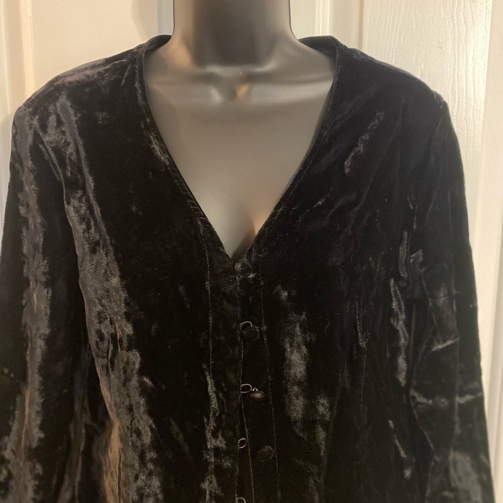 “JOHNNY WAS” Vintage 90’s Velvet Jacket - Picture 4 of 14